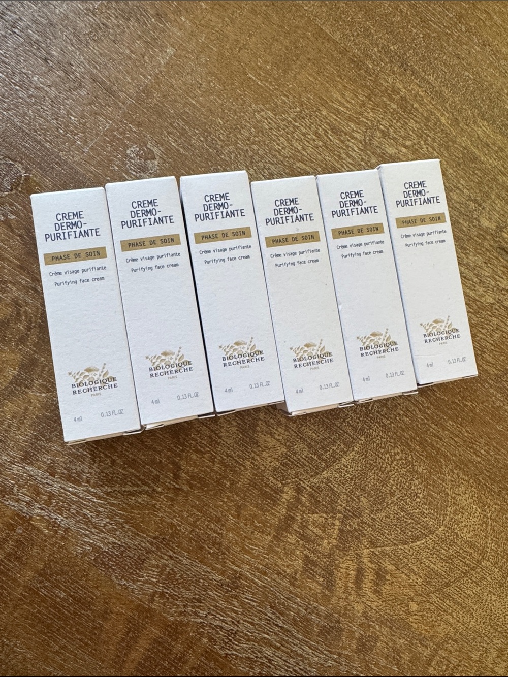 NEW Purifying Creme Dermopurifiante Samples Set of 6 By Biologique Recherche